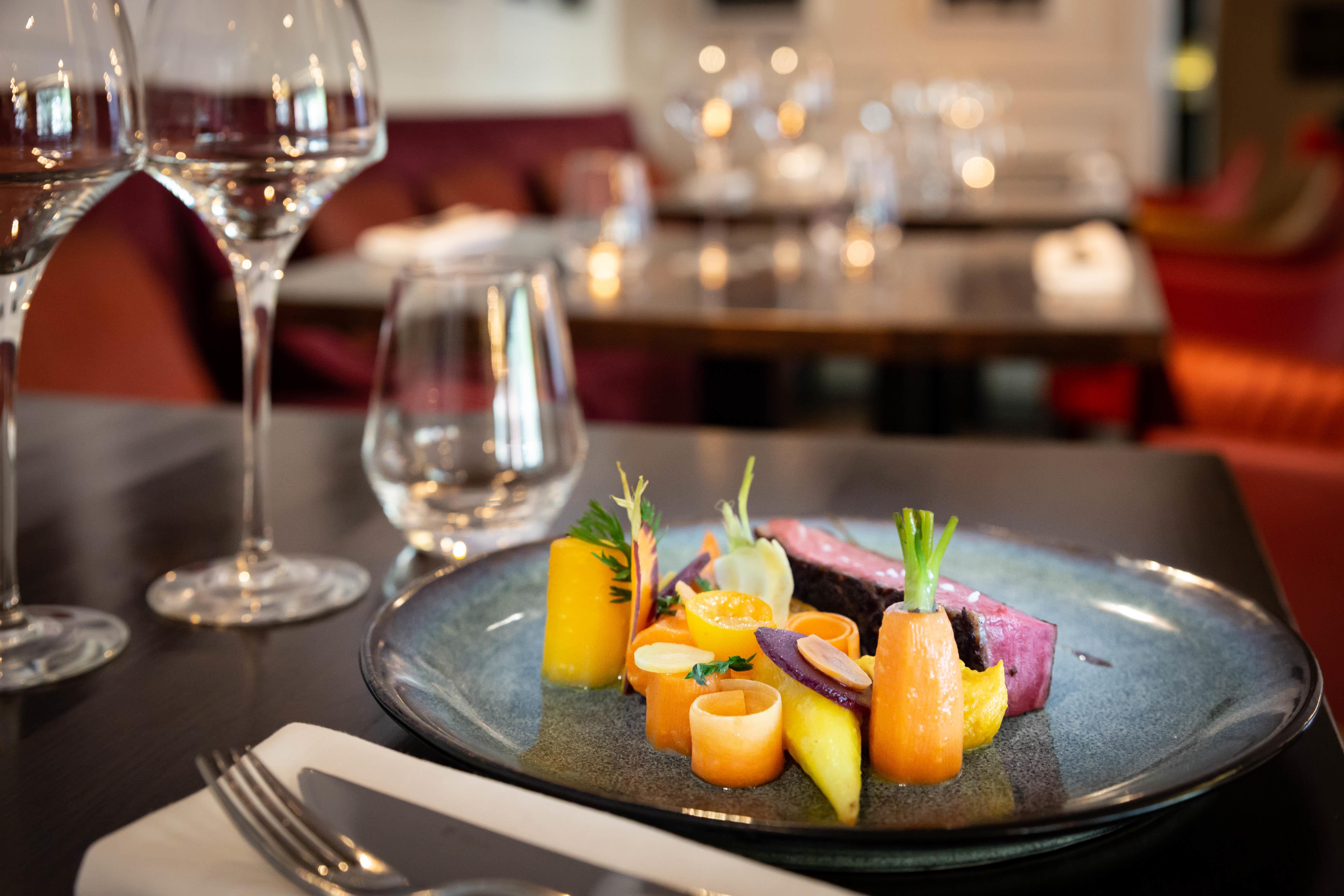 Sofitel Strasbourg Grande Ile Hotel Exterior photo A plate of food at the restaurant