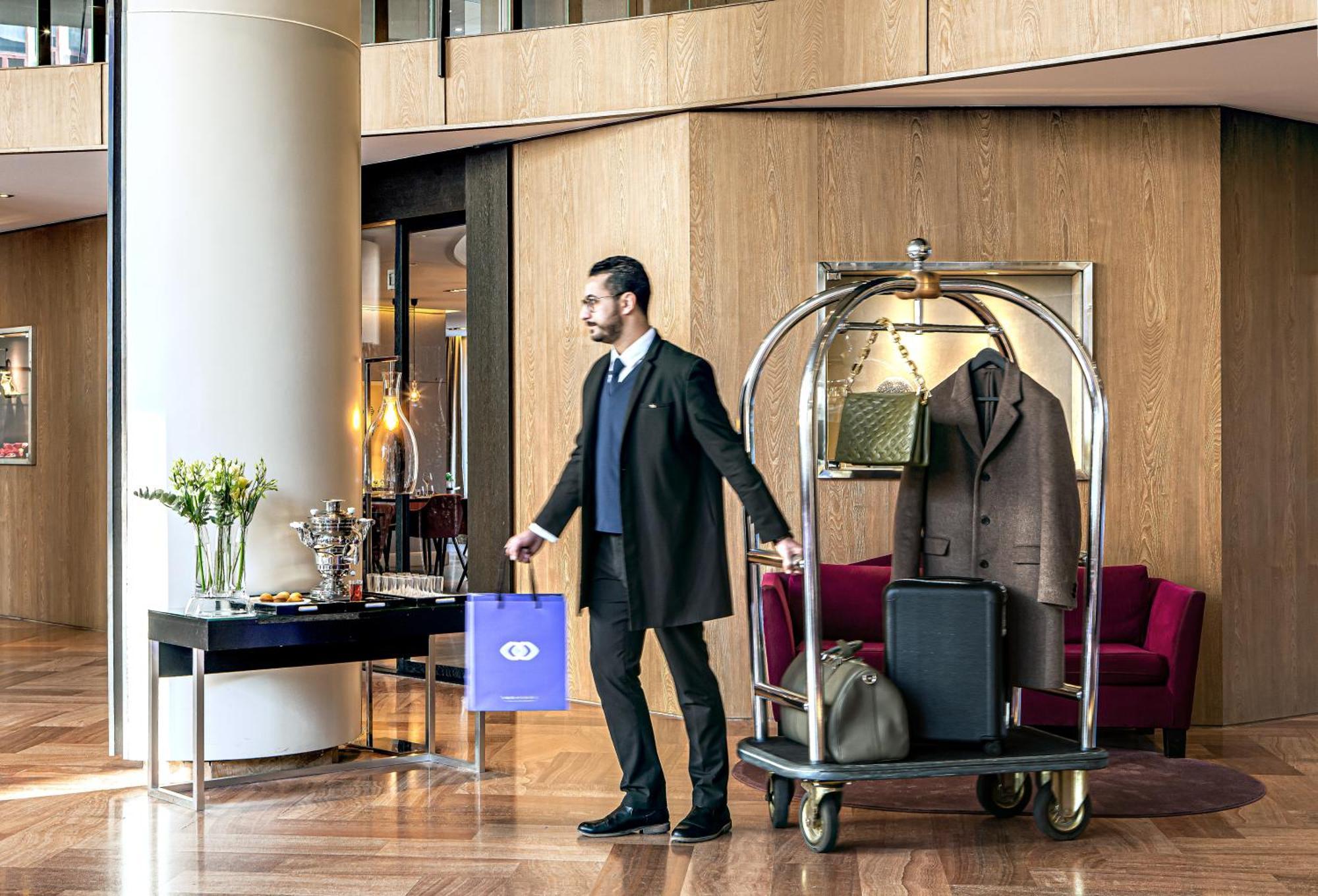 Sofitel Strasbourg Grande Ile Hotel Exterior photo A bellboy at the InterContinental Hotel in Paris